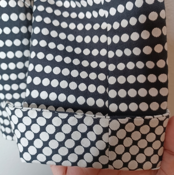 Akris Punto Polka Dot Cotton Blend Blazer - Picture 12 of 13